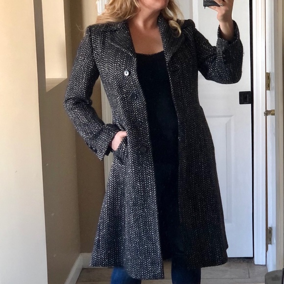 Teresa Tardia Jackets & Blazers - Designer Teresa Tardia Italian Virgin Wool Coat